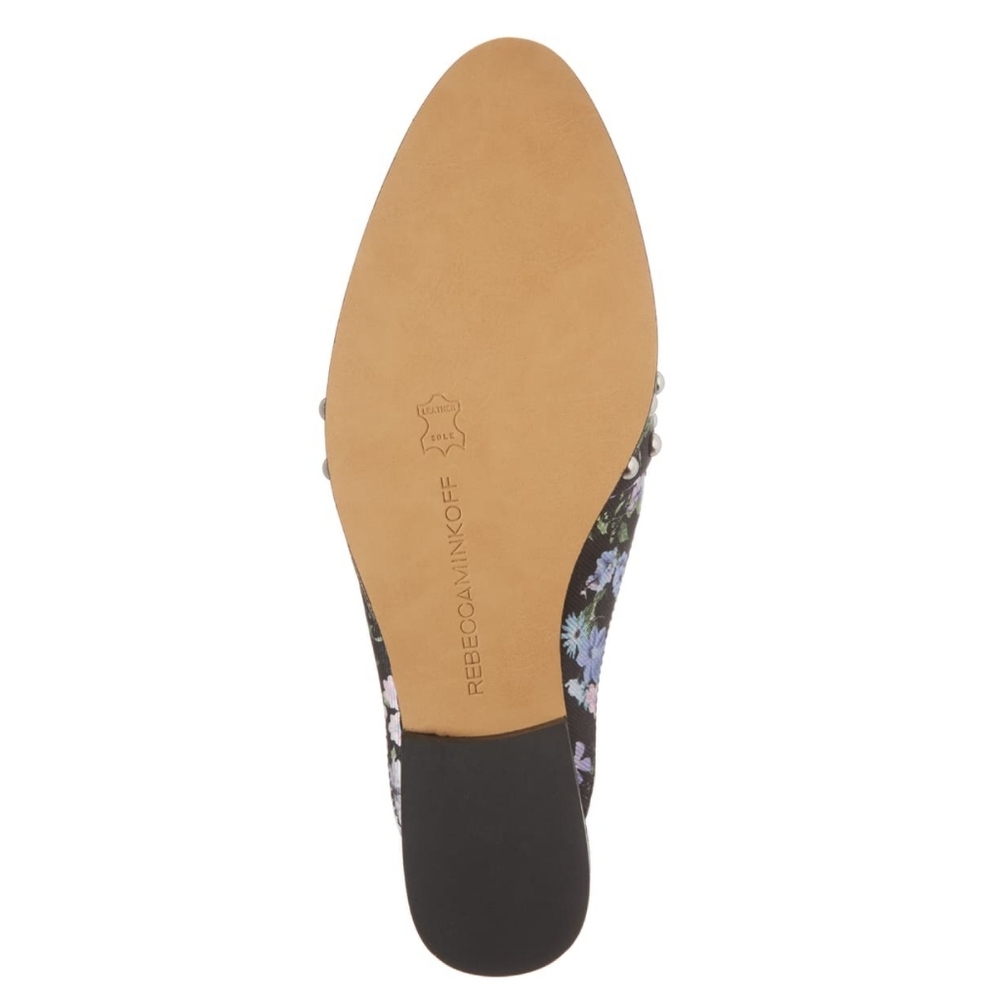 Sassy Studded Rebecca Minkoff Floral Mules - Picture 7 of 10